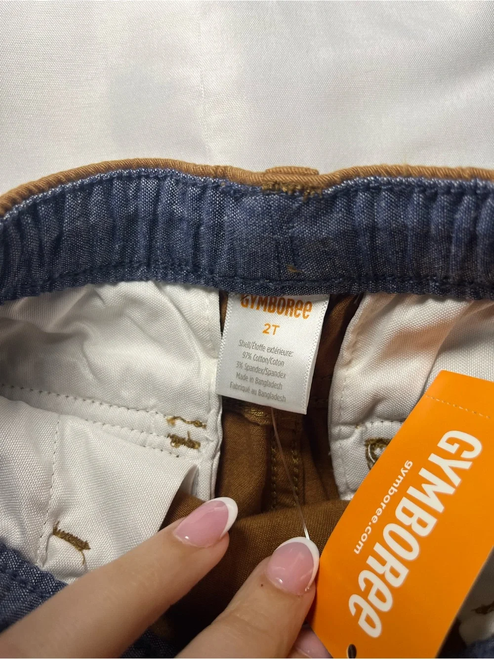Gymboree Toddler Boy 2T Khaki Jogger Pants Cargo Pockets NWT